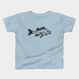 Pacific Ocean Perch Fish Print Kids T-Shirt